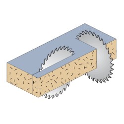 CONICAL SCORING BLADE DP 120x3.1-3.7x20 Z20