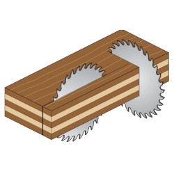 CONICAL SCORING BLADE DP 125x3.1-3.7x20 Z20