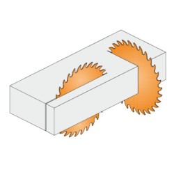 SAW BLADE FOR FIBER CEMENT DP D-7-1-4 5-8BORE Z4 TCG