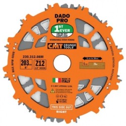 PRECIZIJOS DADŲ PJOVIMO DISKAS 8 D-206x3,2x15,87 Z-24 FTG+