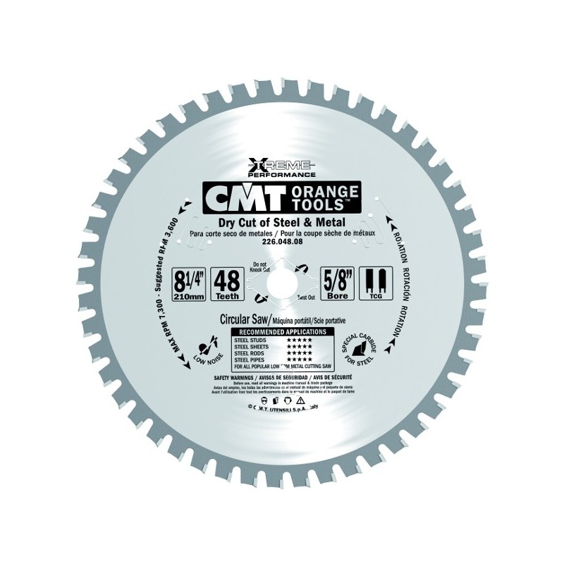 CIRCULAR SAW BLADE FERROUS - PVC HW 150x1.6-1.2x20 Z60 FWF