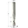 PYÖRISTETTY KÄRKI YLÖSPÄIN KIERTEINEN TERÄ HWM Z2 S-6,35 D-3,2x12,7x50,8 R-1,58 OIK.