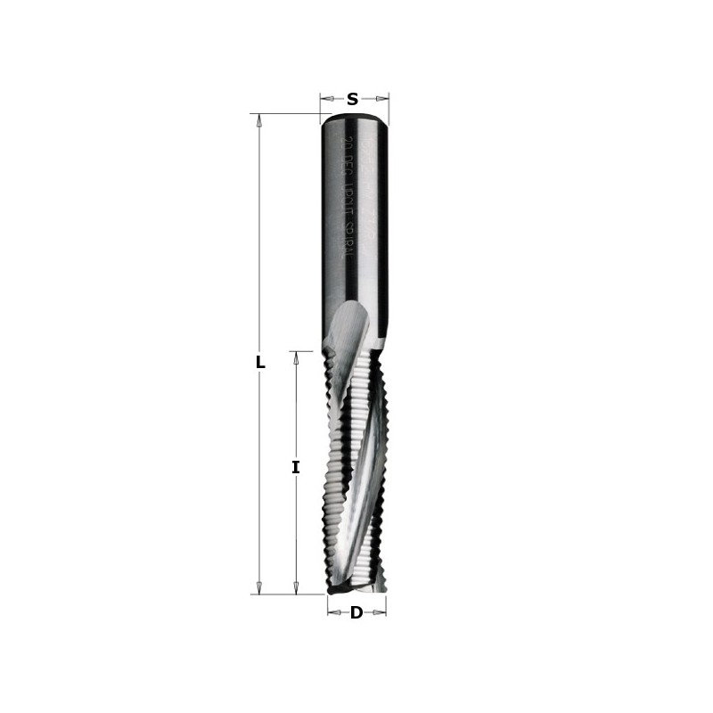 Ylösalainen spiraalikärki Z3-R S.HW D-10X32X80 LH