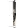APAKŠU GRIEŽA SPIRĀLIS RIEVĒTĀJS CĪRU D-10X32X80 Z3 PA LABO