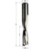 DOWN-CUT SPIRAL BIT SOLID HWM D-16X55X110 Z2 RH