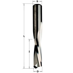 DOWN-DUT SPIRAL BIT SOLID HW D-5X17X50 Z2 RH