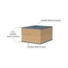 UP-DOWN CUT SP.BIT W-BRNG S12 D12,7X41 Z2+2RH