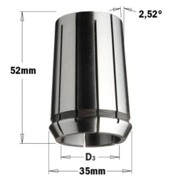 EOC-25 PRECISION COLLET D-9.52mm 3-8inch