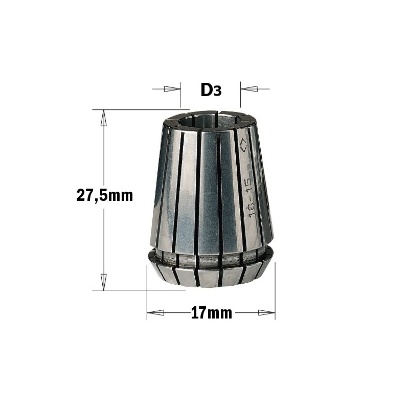 ER16 PRECIZINIS KOLLET D-7