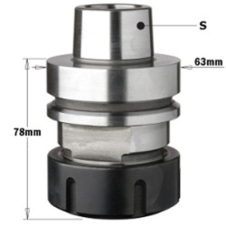 CHUCK W- COLLET ER40 S-HSK-F63 RH