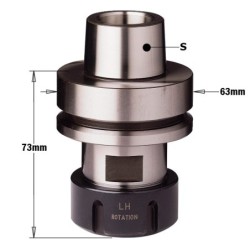CHUCK FOR ER32 COLLET S-HSK-F63 RH (This phrase is a technical term and may not need translation, but for clarity, it can be tra