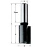 ROUTER KIRPĖJAS HW Z2 S10X35 D-25X25X70 RH