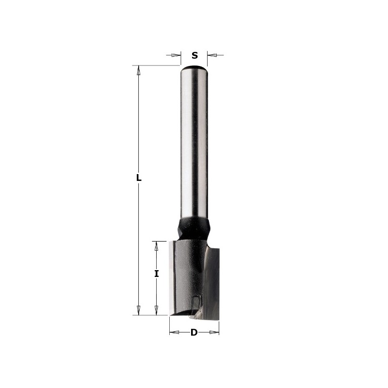 STRAIGHT BIT SOLID HW Z2 S-8X40 D-10X20X60 RH