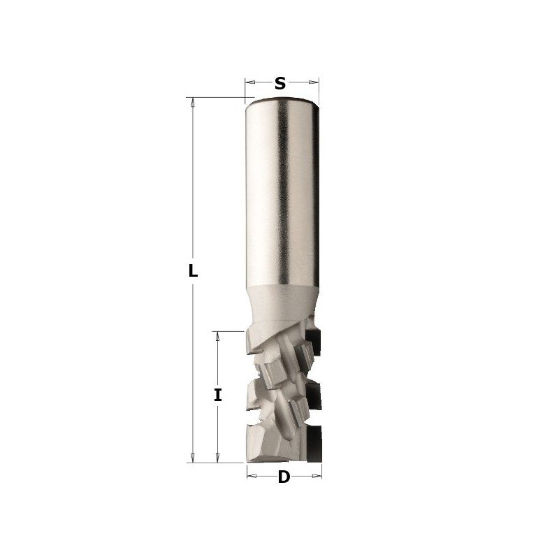 Teemant otsfrees - 20 nurgaga, 8DP+1HM D-20 x 25 x 85 S-20 Z2+2 RH