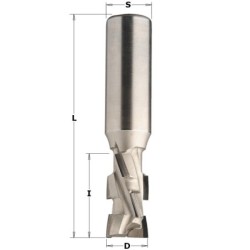Спиральный фреза Z2+2 10-DP PCD D-20X45X105 S-20 RH