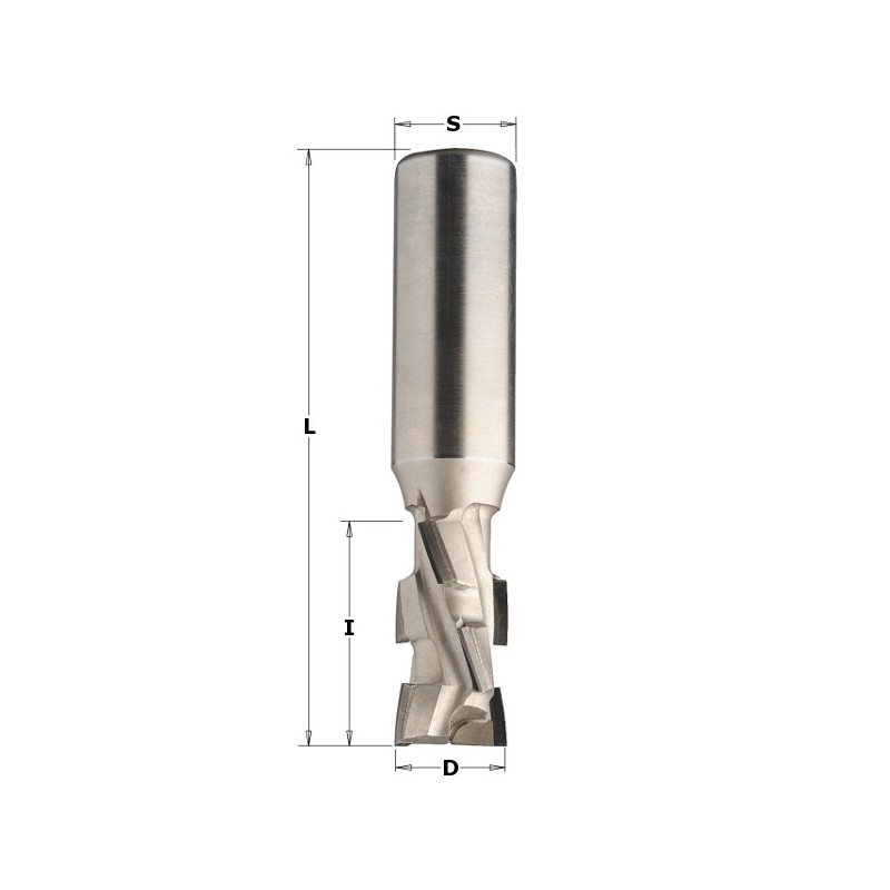 ROUTER CUTTER WITH SHEAR ANGLE Z2+2, 8DP+HW, SIZE 25X55, DIAMETER 25X36X100, RIGHT HAND