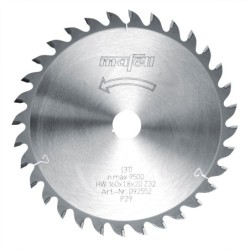 Mafell TCT Saeketas 160 mm – 32 Hammast, Peenlõigete jaoks