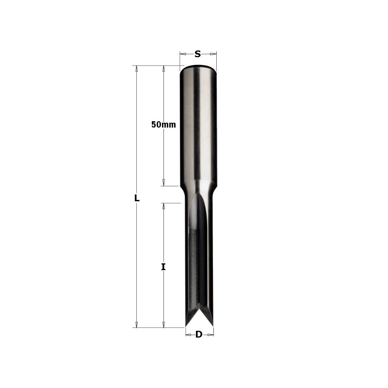 RECIPROCATING SLOT MORT.BIT SP Z2 13X55X110