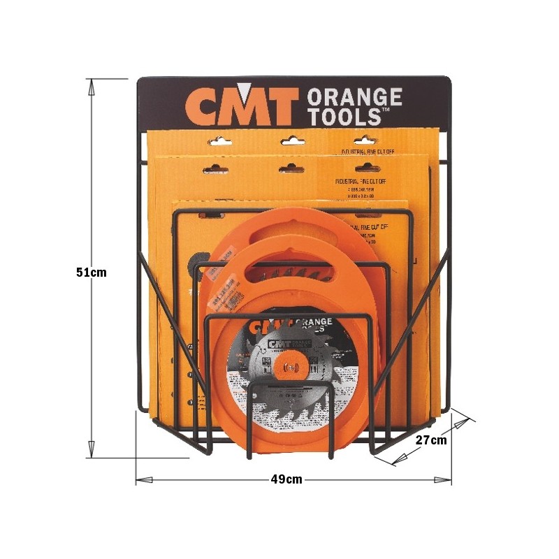 EMPTY WIRE COUNTER DISPLAY FOR SAW BLADES