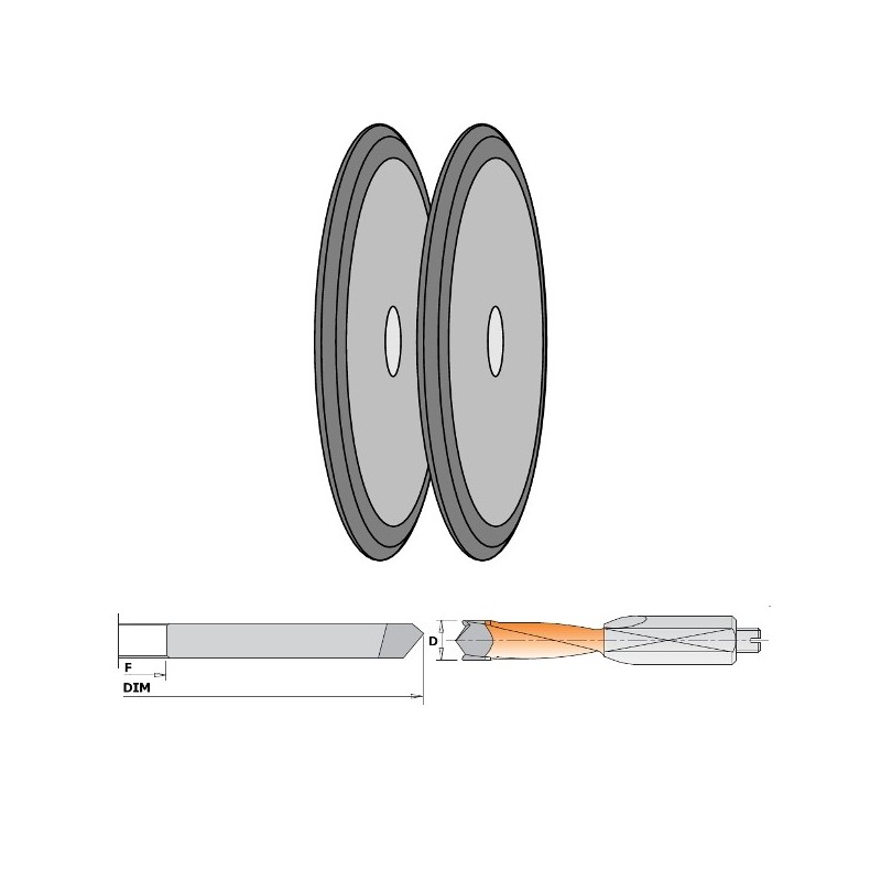 ŠLIFAVIMO DISKAS 125x7x20 A-50-40 XTREME BIT D8-10