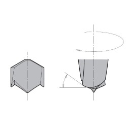 ŠLIFAVIMO RATAS 125x5.5x20 A-50-50 BIT XTREME D-3-7