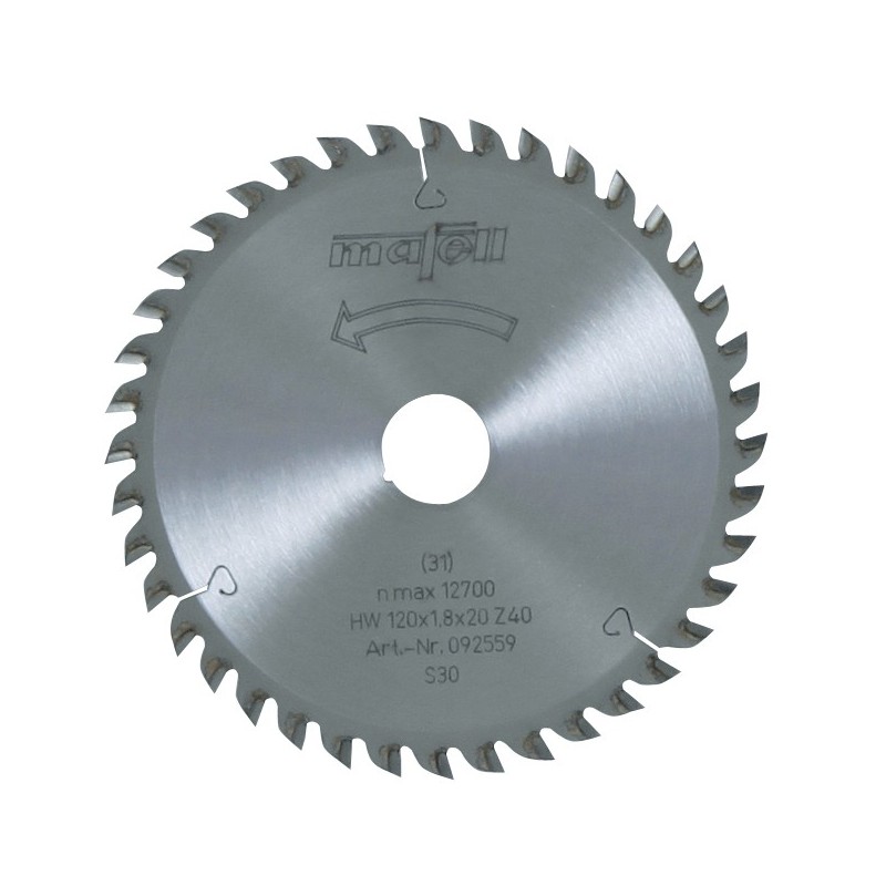 Mafell 092559 TCT saeketas – 120 mm, 40 FZ/TR hammast, peeneks lõikeks Mafell 092559 TCT saeketas – 120 mm, 40 FZ/TR hammast, peeneks lõikeks