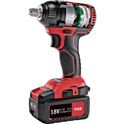 Akumuliatorinis sukimo momentas FLEX IW 1/2" 250Nm 18,0-EC C