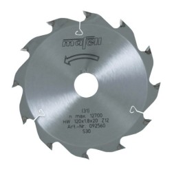 TCT sėjamoji, 120 x 1,2/1,8 x 20 mm, 12 hammast, AT