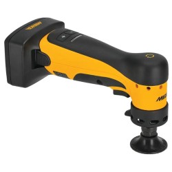 Mirka® ANGOS 8991100311 – profesionalus akumuliatorinis kampinis šlifuoklis su ergonomišku dizainu ir patogiu valdymu įvairiems
