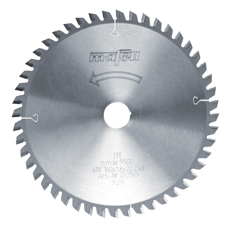 Mafell TCT Saeketas 160 mm – 48 Hammast, Trespa ja Laminaat