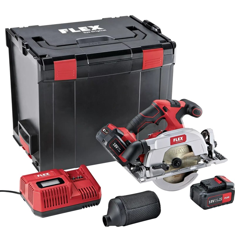 Akumuliatorinis pjūklas FLEX CS 62 18.0-EC/5.0