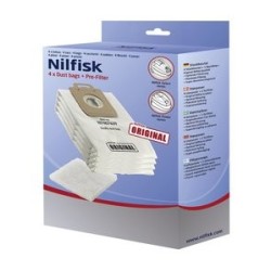 Tolmukotid Nilfisk Power ja Select seeria Ori., fliis, 4 tk