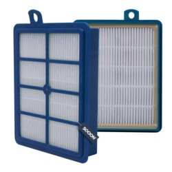 Hepa filtras Philips FC8031 H12, mėlynas, atviras