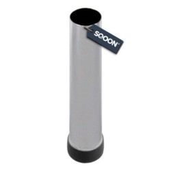 32 mm ilginimo vamzdis, metalinis chromuotas 20 cm