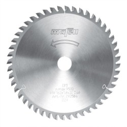 TCT saw blade 162 x 1.2/1.8 x 20 mm (6 3/8 inches), 48 teeth, AT