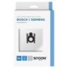 Bosch - Siemens G-All 3-D dulkių siurblių filtrai, flisas, 5 vnt.