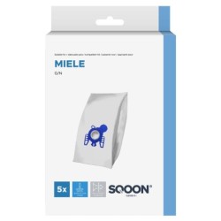 Miele G-N 3-D dulkių maišeliai, flisas, 5 vnt.