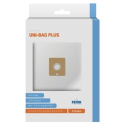 Dulkių maišeliai Uni-bag Plus, flisas, 5 vnt.