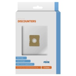 Dulkių maišeliai „Discounters“, flisas, 5 vnt.
