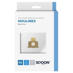 Dulkių maišeliai Moulinex - Rowenta Silence Force, flisas, 5 vnt.