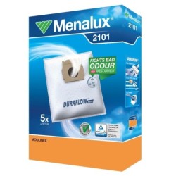 Dulkių maišeliai Menalux Moulinex Powerclean, flisas, 5 vnt.