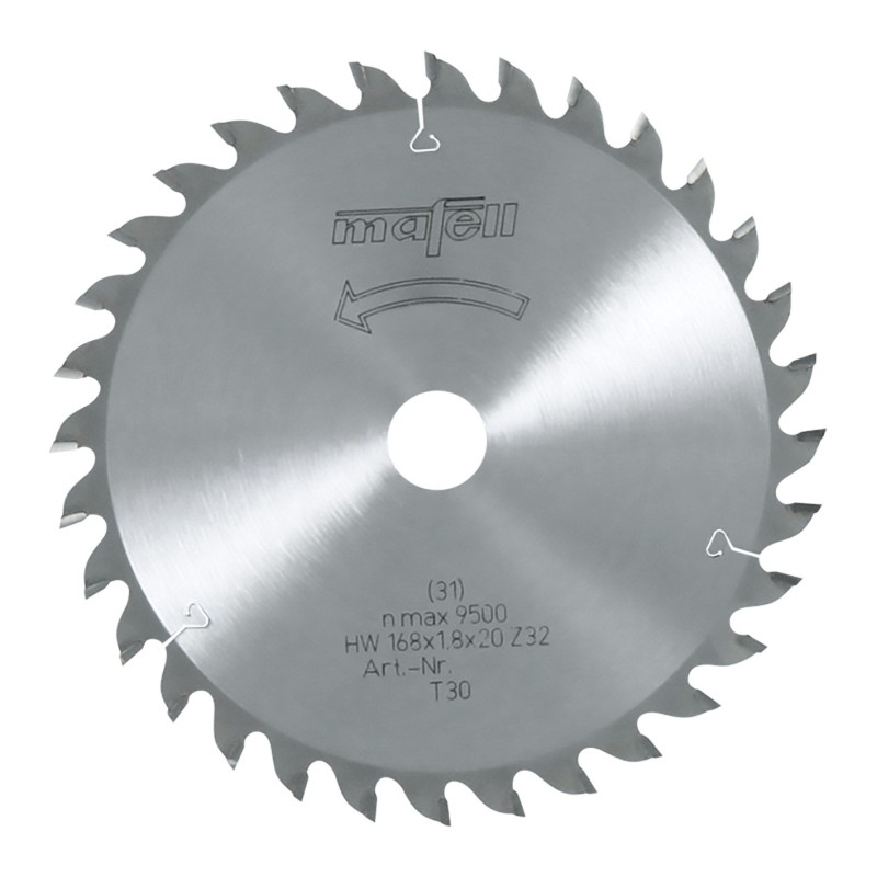 Mafell TCT Saeketas 168 mm – 32 Hammast, Peenlõiked Puidus