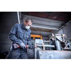 Akkukäyttöinen suorahiomakone FLEX DGE 25
