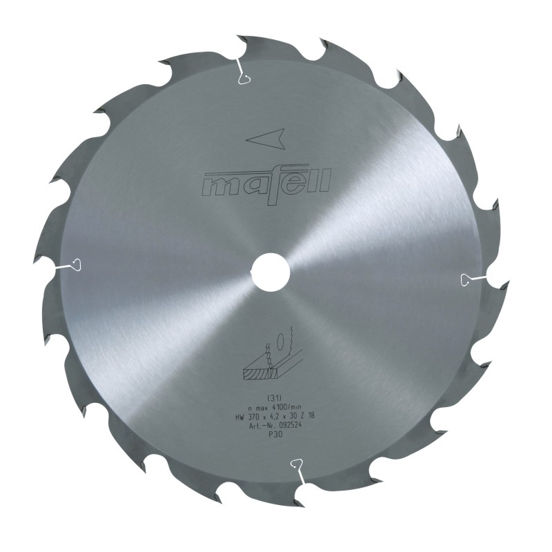 Mafell TCT Saeketas 370 mm – 18 Hammast, Pikilõigeteks Puidus