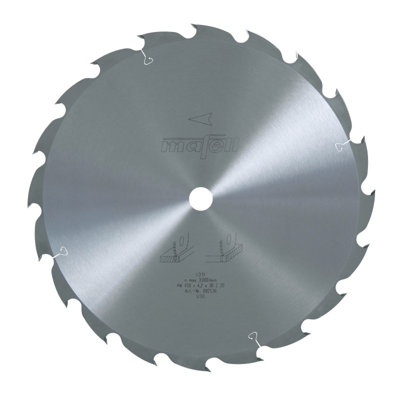 Mafell TCT Saeketas 450 mm – 20 Hammast, Universaalne Puidu Lõikamiseks