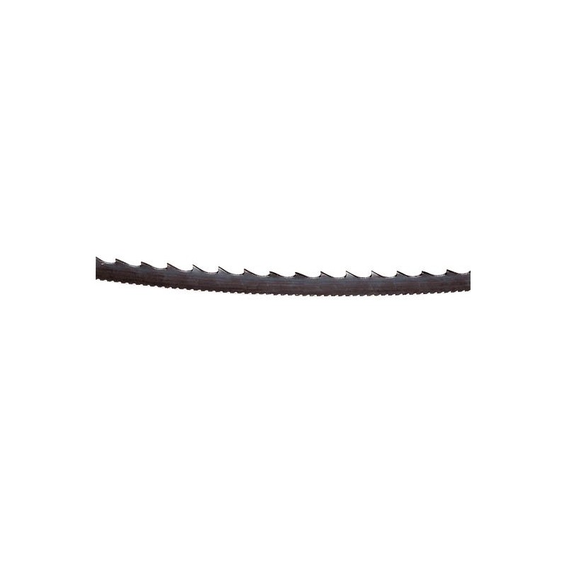 10 band saw blades, 8 mm, 4 teeth per inch with front and rear cutting teeth.