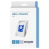 Putekļu maisi Philips Standard Bag 3-D - flīss, 5 gab.
