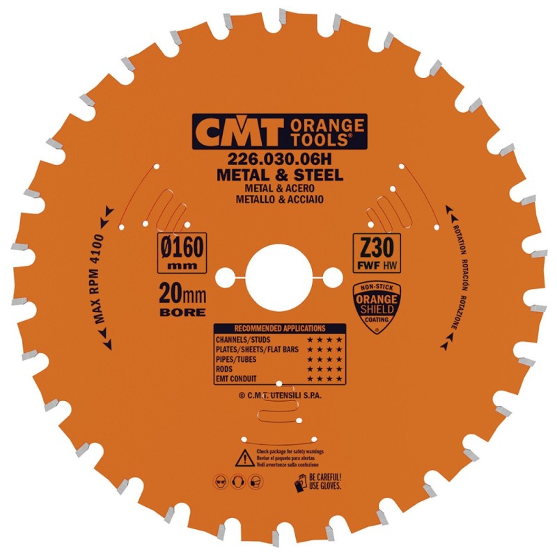 DRY CUT STEEL BLADE 136.5x1.5-1.2x10 T30 FWF