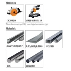 DRY CUT STEEL BLADE 136.5x1.5-1.2x10 T30 FWF