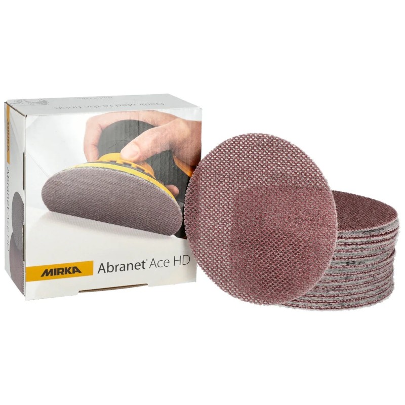 Mirka lihvvõrk Abranet® Ace HD Ø 150 mm, P40, 5 tk Mirka lihvvõrk Abranet® Ace HD Ø 150 mm, P40, 5 tk